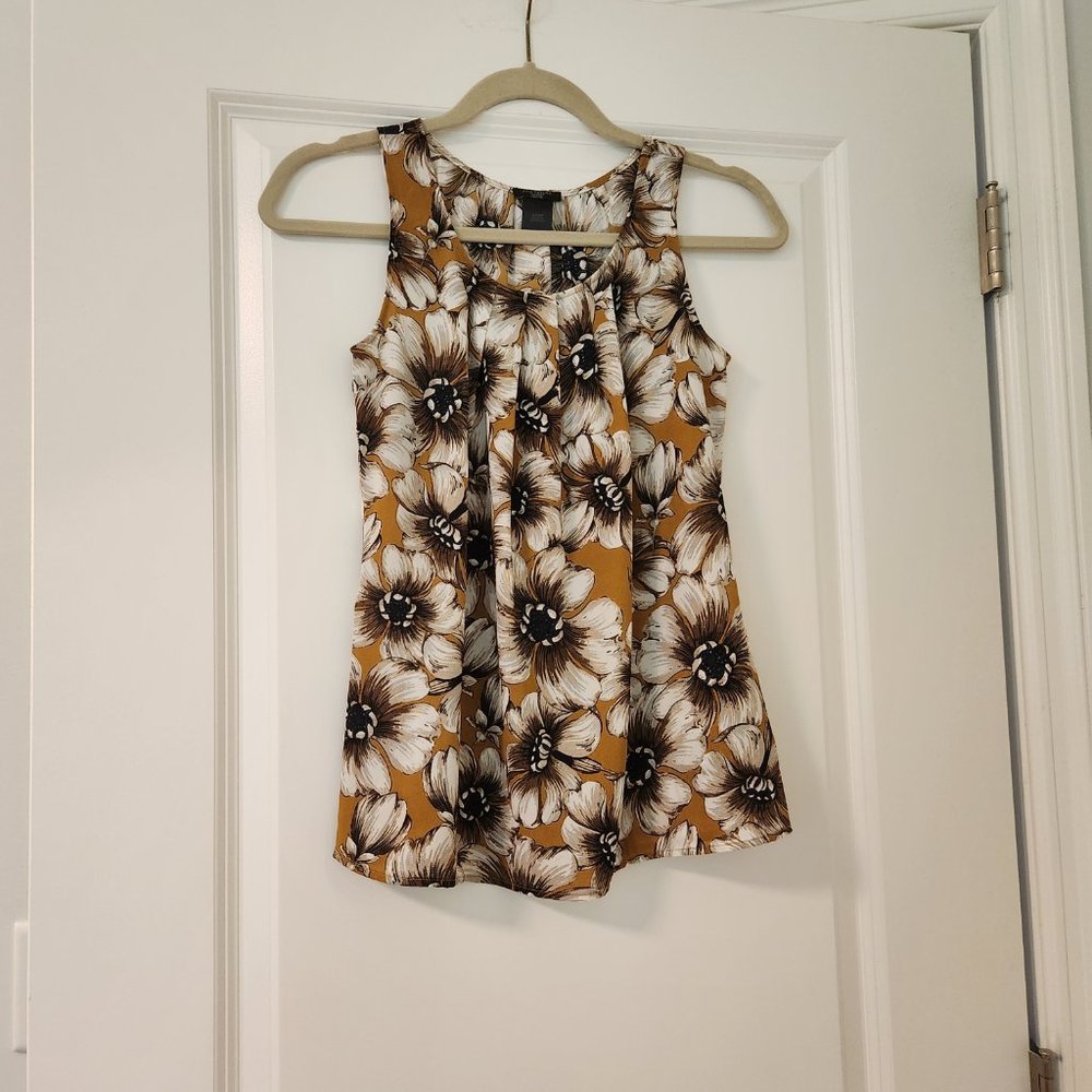Ann Taylor Factory Sunflower Tank Top